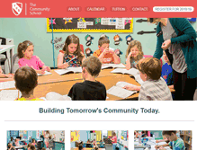 Tablet Screenshot of mycommunityschool.org